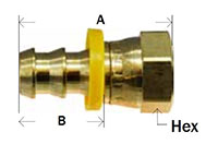 PO SAE-JIC Dual 45-37 Female Swivel Diagram